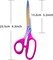 Left Handed Scissors,9.5 Inch All Purpose Lefty Scissors,Titanium Coating Forged Stainless Steel, Soft Comfort-Grip Handles,Perfect for Office,Home,and School Arts Crafts Scissors(Pink)
